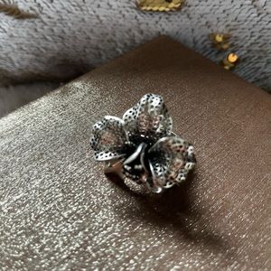 Fossil Orchid Ring